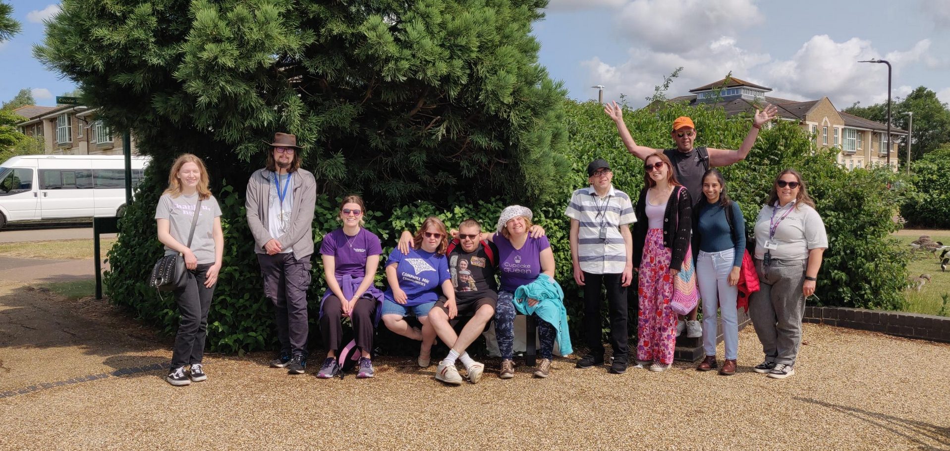 accessibility walk with the parks trust mk