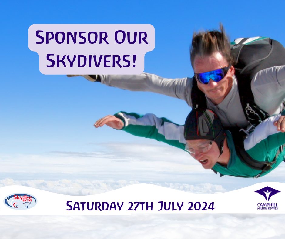 Sponsor our Camphill MK Skydivers