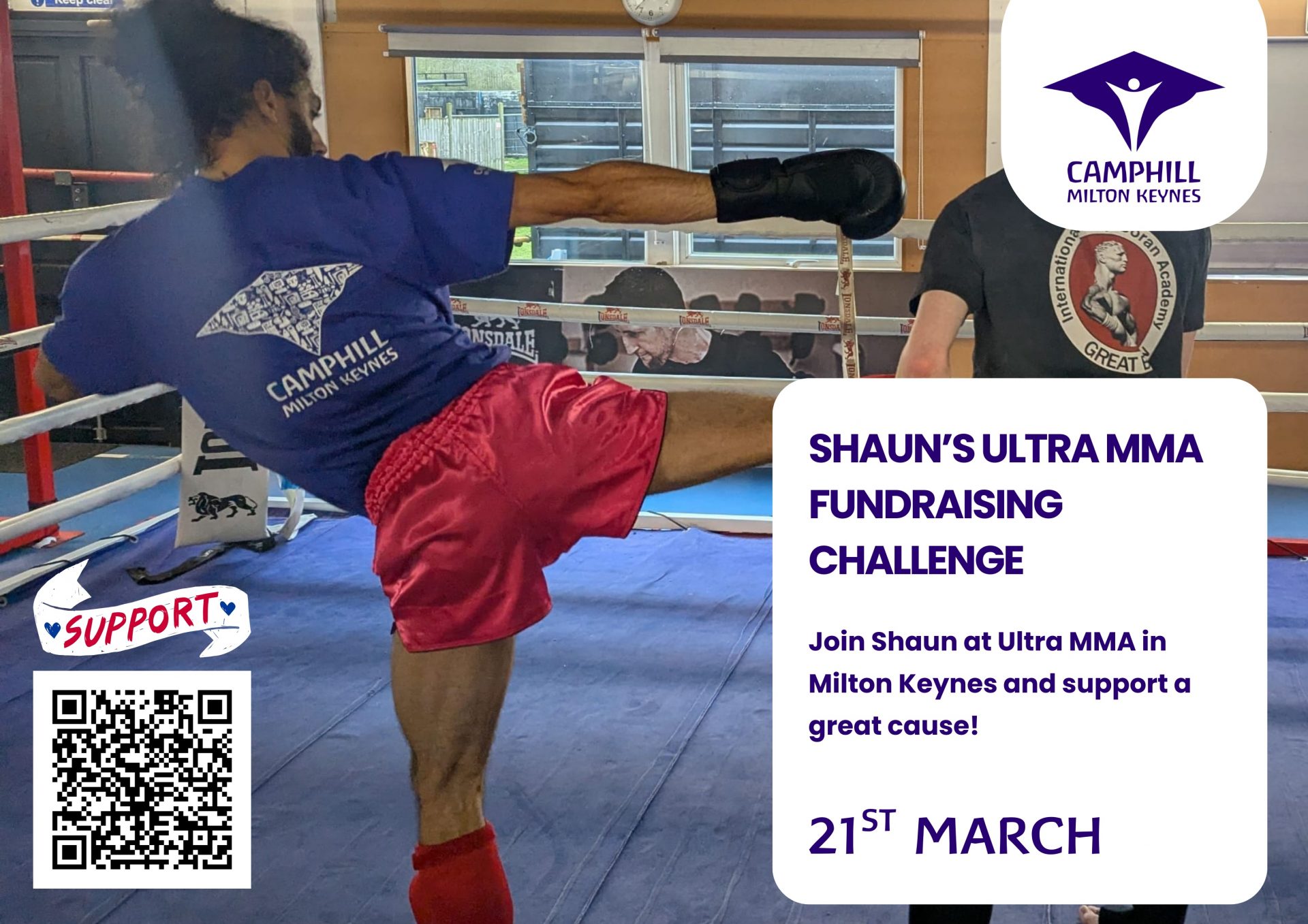 Shaun’s Ultra MMA Fundraising challenge